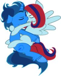 Size: 2721x3372 | Tagged: safe, artist:deployer, artist:deployerfullgeek, artist:donnie-moon, artist:lullabyprince, oc, oc:chipset, oc:ren, base used, couple, cute, high res, kiss on the lips, kissing, oc couple, oc x oc, shipping, simple background, transparent background