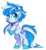 Size: 750x813 | Tagged: safe, artist:cabbage-arts, oc, oc only, oc:royal dia, earth pony, pony, commission, commissioner:royalserpifeu, digital art, ear fluff, earth pony oc, female, lightly watermarked, looking at you, mare, rearing, signature, simple background, smiling, solo, transparent background, watermark