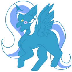 Size: 500x500 | Tagged: safe, artist:embae, oc, oc only, oc:fleurbelle, alicorn, pony, alicorn oc, commission, simple background, solo, transparent background