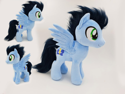 Size: 4032x3024 | Tagged: safe, artist:epicrainbowcrafts, soarin', pony, g4, irl, photo, plushie, solo