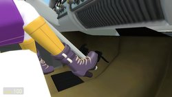 Size: 1024x578 | Tagged: safe, princess celestia, principal celestia, equestria girls, g4, my little pony equestria girls: legend of everfree, 3d, boots, car, legs, pedal, pictures of legs, shoes