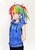 Size: 1414x2047 | Tagged: safe, artist:dcon, edit, rainbow dash, human, equestria girls, g4, clothes, female, hoodie, human coloration, humanized, solo, traditional art