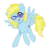 Size: 3078x3132 | Tagged: safe, artist:php150, oc, oc only, oc:cloud cuddler, pegasus, pony, blushing, cute, cutie mark, female, flying, glasses, high res, mouse cursor, one eye closed, open mouth, pegasus oc, simple background, solo, transparent background