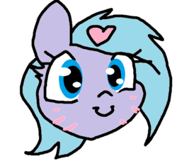 Size: 529x495 | Tagged: safe, artist:lil miss jay, oc, oc only, oc:dawny, pony, 1000 hours in ms paint, cute, female, ms paint, solo, stylistic suck