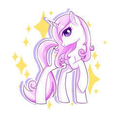 Size: 1600x1600 | Tagged: safe, artist:dun, fleur-de-lis, pony, unicorn, g4, female, looking at you, mare, pixiv, smiling, solo