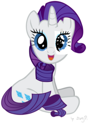 Size: 2984x4112 | Tagged: safe, artist:dzejpi, part of a set, rarity, pony, g4, female, paper eyes, signature, simple background, sitting, solo, transparent background, vector