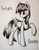 Size: 792x1005 | Tagged: safe, artist:adagiostring, twilight sparkle, alicorn, pony, g4, female, mare, monochrome, solo, traditional art, twilight sparkle (alicorn)