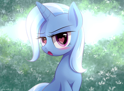 Size: 4100x3000 | Tagged: safe, artist:jeremywithlove, trixie, pony, unicorn, g4, blushing, cute, diatrixes, female, heart eyes, looking at you, mare, solo, wingding eyes
