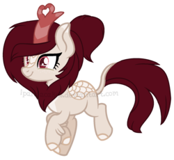 Size: 878x809 | Tagged: safe, artist:ipandacakes, oc, oc only, oc:pancake, kirin, g4, sounds of silence, female, kirin-ified, simple background, solo, species swap, transparent background