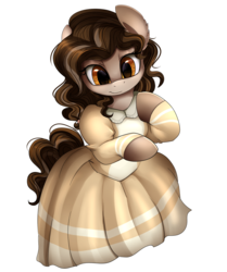 Size: 1602x1916 | Tagged: safe, artist:pridark, oc, oc only, oc:autumn flight, earth pony, pony, clothes, dress, female, simple background, solo, transparent background, ych result