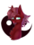 Size: 1324x1757 | Tagged: safe, artist:honeybbear, oc, oc only, pony, unicorn, bust, glasses, male, portrait, simple background, solo, stallion, tongue out, transparent background, yin-yang