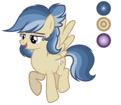 Size: 2108x1836 | Tagged: safe, artist:diamond-chiva, oc, oc only, oc:gertrude, pegasus, pony, female, mare, offspring, parent:quibble pants, parent:rainbow dash, parents:quibbledash, reference sheet, simple background, solo, transparent background