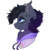 Size: 1024x1024 | Tagged: safe, artist:_spacemonkeyz_, oc, oc only, oc:moon tear, bat pony, pony, bust, clothes, crying, hoodie, male, portrait, simple background, solo, stallion, transparent background