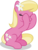 Size: 5000x6595 | Tagged: safe, artist:luckreza8, lily, lily valley, earth pony, pony, g4, my little pony: friendship is magic, the washouts (episode), .svg available, absurd resolution, background pony, eyes closed, female, flower, flower in hair, lily (flower), mare, show accurate, simple background, sitting, solo, transparent background, vector