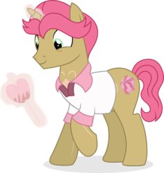 Size: 10558x11170 | Tagged: safe, artist:cirillaq, oc, oc only, oc:candy cain, pony, unicorn, absurd resolution, apple, food, magic, male, show accurate, simple background, solo, stallion, transparent background, vector