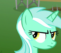 Size: 391x338 | Tagged: safe, screencap, lyra heartstrings, pony, unicorn, g4, the washouts (episode), angry, bust, female, mare, portrait, solo