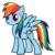 Size: 1080x1080 | Tagged: safe, artist:icicle-niceicle-1517, artist:ikillyou121, color edit, edit, rainbow dash, pegasus, pony, g4, colored, female, mare, simple background, solo, transparent background