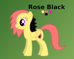 Size: 499x400 | Tagged: safe, artist:platinumdrop, oc, oc only, oc:rose black, pegasus, pony