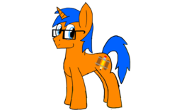 Size: 800x500 | Tagged: safe, derpibooru exclusive, oc, oc only, oc:charming charmer, oc:railroadmillion, pony, glasses, male, simple background, solo, stallion, transparent background