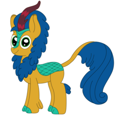 Size: 4314x4554 | Tagged: safe, artist:luxorzasty, oc, oc only, oc:habitat, kirin, g4, sounds of silence, absurd resolution, kirin oc, simple background, solo, transparent background