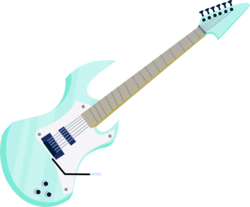Size: 4000x3309 | Tagged: safe, artist:mlpcreativelab, rainbow dash, equestria girls, g4, guitar centered, my little pony equestria girls: rainbow rocks, .ai available, .svg available, electric guitar, guitar, musical instrument, no pony, object, simple background, transparent background, vector