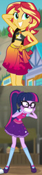 Size: 279x1151 | Tagged: safe, edit, edited screencap, screencap, sci-twi, sunset shimmer, twilight sparkle, equestria girls, equestria girls specials, g4, my little pony equestria girls: better together, my little pony equestria girls: forgotten friendship, my little pony equestria girls: movie magic, clothes, female, implied lesbian, implied scitwishimmer, implied shipping, lesbian, sarong, ship:sci-twishimmer, ship:sunsetsparkle, shipping, swimsuit