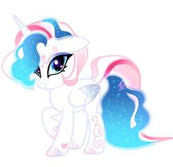 Size: 1024x987 | Tagged: safe, artist:tea, star catcher, alicorn, pony, g3, g4, alicornified, catchercorn, female, g3 to g4, generation leap, race swap, simple background, solo, white background