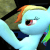 Size: 220x220 | Tagged: safe, rainbow dash, g4, 3d, animated, brake failure, car, driving, female, gif, imminent crash, imminent death, pedal, source filmmaker, this will end in death, this will end in tears, this will end in tears and/or death, this will not end well