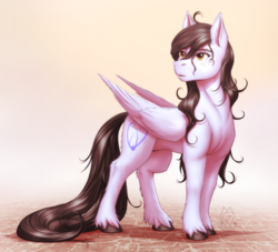 Size: 3082x2803 | Tagged: safe, artist:mykegreywolf, oc, oc only, oc:tail, pegasus, pony, commission, female, high res, mare, solo