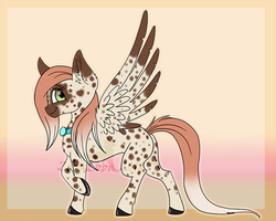 Size: 640x512 | Tagged: safe, artist:zobaloba, oc, oc only, pegasus, pony, adoptable, female, prices, simple background, smiling, solo