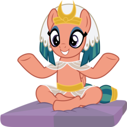 Size: 5445x5452 | Tagged: safe, artist:jhayarr23, somnambula, pony, a rockhoof and a hard place, g4, absurd resolution, anatomically incorrect, clothes, cute, female, happy, lotus position, omnambula, simple background, smiling, solo, somnambetes, transparent background, vector