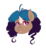 Size: 451x489 | Tagged: safe, artist:amaraburrger, oc, oc only, oc:sandy sketch, earth pony, hybrid, pony, unicorn, curly mane, cute, female, head, horn, mlem, silly, simple background, small horn, solo, tongue out, transparent background