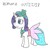 Size: 860x844 | Tagged: safe, artist:cmara, rarity, pony, a canterlot wedding, g4, my little pony: friendship is magic, season 2, bridesmaid dress, bridesmaid rarity, clothes, dress, female, solo, traditional art