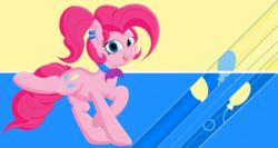 Size: 4098x2175 | Tagged: safe, artist:fearvirus, pinkie pie, pony, g4, female, solo, wallpaper