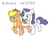 Size: 1113x816 | Tagged: safe, artist:cmara, applejack, rarity, g4, traditional art