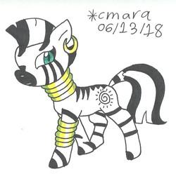 Size: 810x805 | Tagged: safe, artist:cmara, zecora, pony, g4, female, solo, traditional art