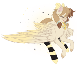Size: 1856x1573 | Tagged: safe, artist:electricaldragon, oc, oc only, oc:beatrice, pegasus, pony, clothes, female, mare, simple background, socks, solo, striped socks, transparent background