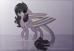 Size: 1024x710 | Tagged: safe, artist:php146, oc, oc only, oc:zuro, bat pony, pony, chibi, female, floppy ears, mare, solo