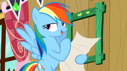 Size: 1920x1080 | Tagged: safe, screencap, rainbow dash, pegasus, pony, g4, the washouts (episode), bedroom eyes, out of context, wings