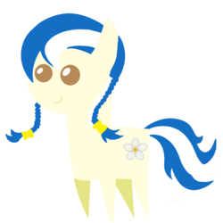 Size: 1080x1080 | Tagged: safe, artist:archooves, oc, oc only, oc:anagua, pony, nation ponies, nicaragua, pointy ponies, ponified, simple background, solo, transparent background, vector