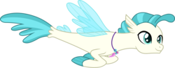 Size: 7629x3000 | Tagged: safe, artist:cloudy glow, terramar, seapony (g4), g4, surf and/or turf, .ai available, male, open mouth, simple background, solo, swimming, transparent background, vector