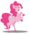 Size: 1800x2100 | Tagged: safe, artist:shitigal-artust, pinkie pie, earth pony, pony, g4, female, hoers, mare, open mouth, rearing, simple background, smiling, solo, transparent background