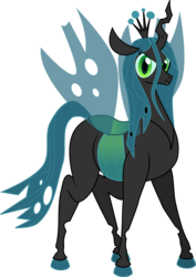 Size: 2071x2921 | Tagged: safe, artist:shitigal-artust, queen chrysalis, changeling, changeling queen, g4, chunkling, female, high res, hoers, looking at you, mare, simple background, solo, transparent background