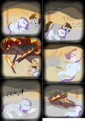 Size: 2564x3655 | Tagged: safe, artist:phoenixswift, oc, oc only, oc:fuselight, oc:snowsong, pony, colt, female, filly, fire, high res, male, younger