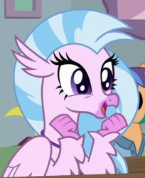 Size: 384x471 | Tagged: safe, screencap, silverstream, classical hippogriff, hippogriff, a rockhoof and a hard place, g4, cropped, cute, diastreamies