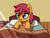 Size: 800x600 | Tagged: safe, artist:rangelost, oc, oc only, oc:trailblazer, earth pony, pony, cyoa:d20 pony, bed, colored, crepuscular rays, cyoa, description is relevant, female, indoors, mare, pixel art, solo, story included