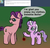 Size: 1024x975 | Tagged: safe, artist:platinumdrop, diamond tiara, spoiled rich, earth pony, pony, tumblr:ask-platinumdrop, g4, ask, hypnosis, hypnotized, karma, pendulum swing, request, the dog bites back, tumblr