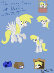 Size: 3000x4000 | Tagged: safe, artist:bigmackintosh, derpy hooves, g4, chicken coop, mailbag, mailmare, redraw, well