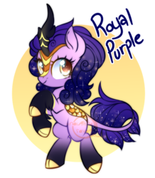 Size: 700x801 | Tagged: safe, artist:cabbage-arts, oc, oc only, oc:royal purple, kirin, female, kirin oc, mare, rearing, simple background, smiling, solo, transparent background, watermark