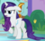 Size: 494x450 | Tagged: safe, screencap, rarity, rockhoof, pony, unicorn, a rockhoof and a hard place, g4, my little pony: friendship is magic, cropped, female, flank, mare, raised hoof, rearity, solo, underhoof, wet, wet mane, wet mane rarity